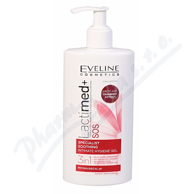 EVELINE LactiMED+ SOS zklidň.intimní gel 3v1 250ml