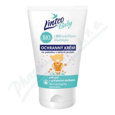 Dětský ochr.krém p.plenky LINTEO BABY Bio měs.75ml