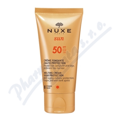 NUXE SUN Hedvábný krém na obličej SPF50 50ml