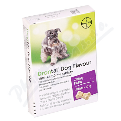 Drontal Dog Flavour 150/144/50mg pro psy tbl.2