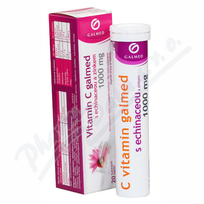 Vitamin C 1000mg echinacea eff.tbl.20 Galmed