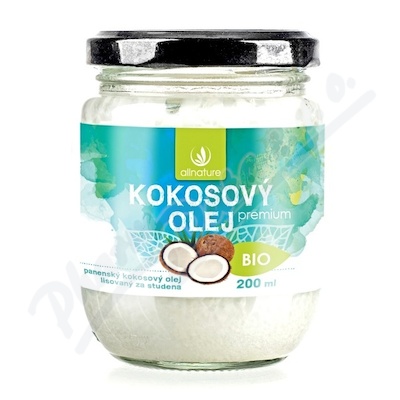 Allnature Kokosový olej panenský BIO 200ml