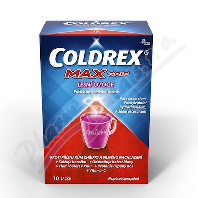 Coldrex MAXGrip Lesní ovoce por.plv.sol.10