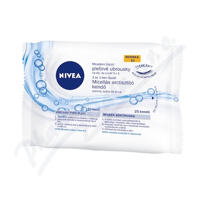 NIVEA čisticí micelární ubrousky 25ks 89252