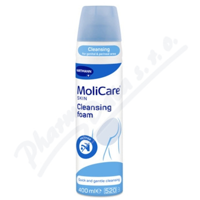 Menalind Molicare skin cistiaca pena (modrá rada) 400 ml