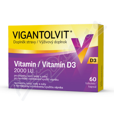 Merck Vigantolvit D3 2000 IU 60 kapsúl