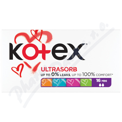 KOTEX Ultrasorb tampony Mini 16ks