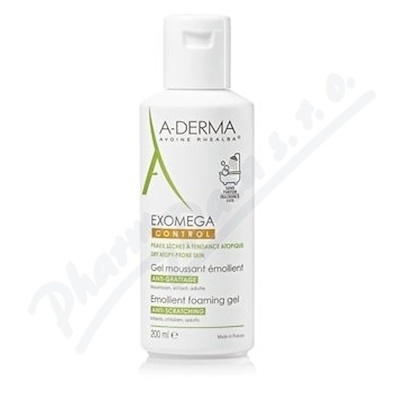 A-DERMA Exomega CONTROL Zvláč.pěnivý gel 200ml