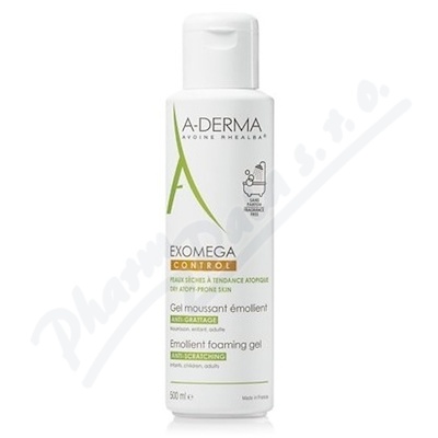 A-DERMA Exomega CONTROL Zvláč.pěnivý gel 500ml