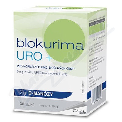 Blokurima URO+ 2 g D-manózy 30 vrecek