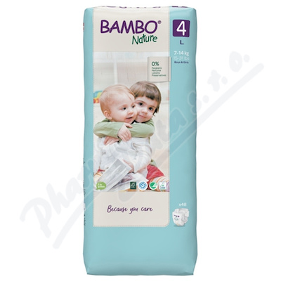 Bambo Nature 4 dětské plenk. kalhotky 7-14kg 48ks