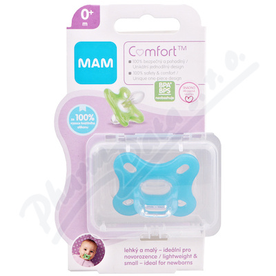 MAM Dudlík Comfort 0+měsíců silikon 1ks