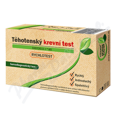 VITAMIN STATION Rychlotest Těhotenský krevní test