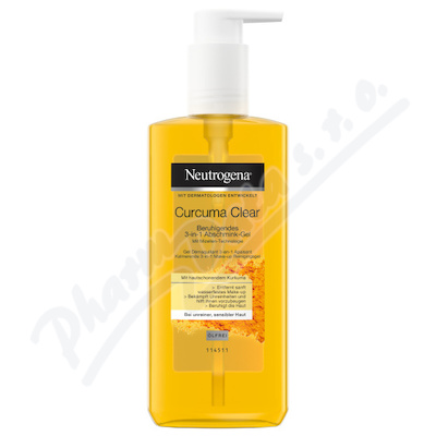 Neutrogena Curcuma Clear micel.odlič.gel 3v1 200ml