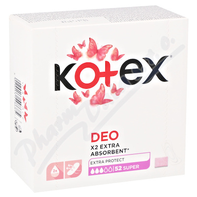 KOTEX Deo slipové vložky Super 52ks