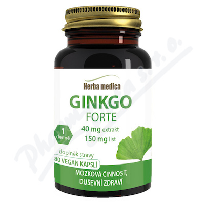 Ginkgo forte extrakt 40mg cps.80