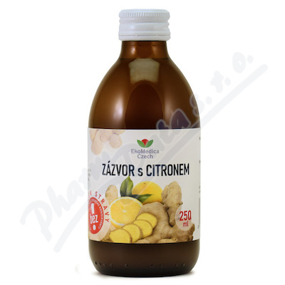 Zázvor s citronem 250ml EkoMedica