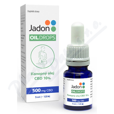 Jadon OIL DROPS konopný olej CBD 10% 5ml