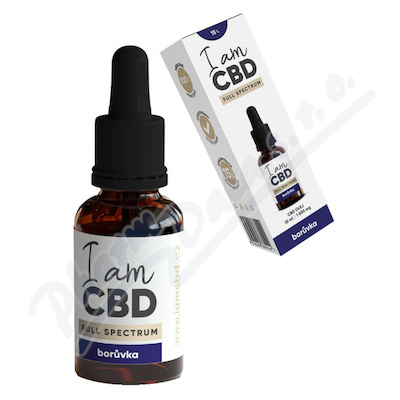 I am CBD Full Spectrum CBD olej 15% borůvka 10ml