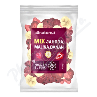 Allnature Jahoda malina banán mix suš.mrazem 100g