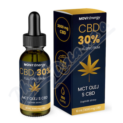 MOVit CBD 30% Full Spectrum MCT olej 10ml