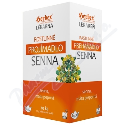 HERBEX lékárna Rostlin.projímadlo SENNA n.s.20x2g