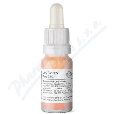 Lipovibes Pure CBG 10ml