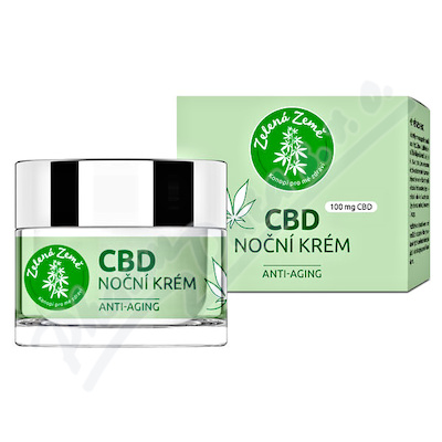 Zelená Země CBD noční krém 50ml