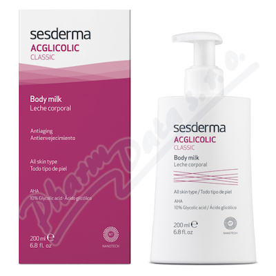 sesderma ACGLICOLIC CLASSIC Tělové mléko 200ml