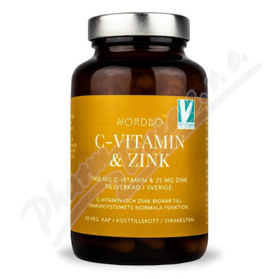 Nordbo C-Vitamin&Zink cps.50