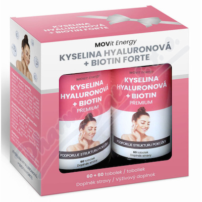 Dárk.bal.Beauty Kyselina hyaluron.+Biotin cps.120