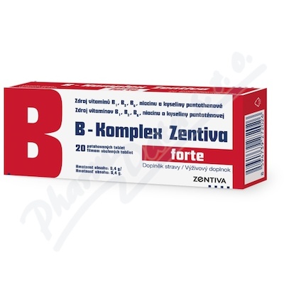 B-Komplex Zentiva forte tbl.flm.20