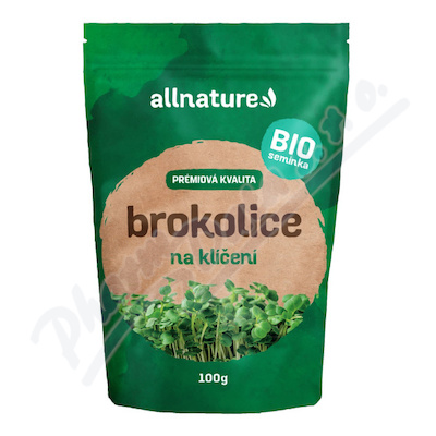 Allnature Semínka na klíčení brokolice BIO 100g