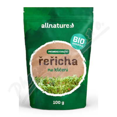 Allnature Semínka na klíčení řeřicha BIO 100g