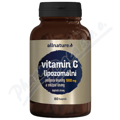 Allnature Vitamin C lipozomální 500mg cps.60