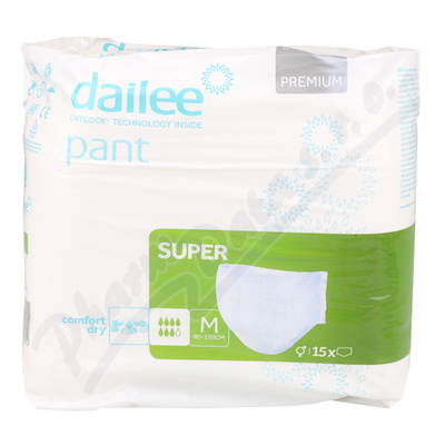 Dailee Pant Premium SUPER inko. kalhotky M 15ks