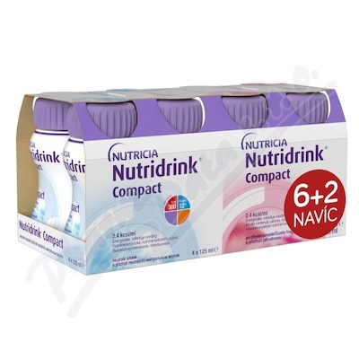 Nutridrink Compact 6+2 (neutral-jahoda) 8x125ml