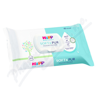 HiPP BabySANFT Soft&Pur vlhčené ubrousky 48ks