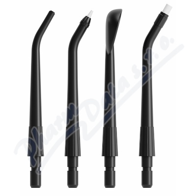 TESLA Smart Flosser FS200 Spare Heads Black 4ks