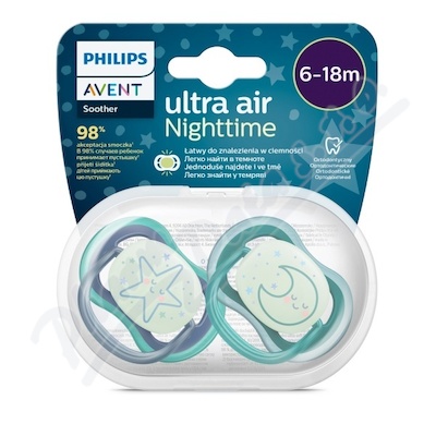 Philips AVENT Šidít.Ult.air 6-18m noč.chl.obr.2ks