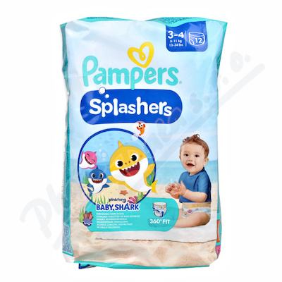 Pampers Splashers 3-4 plen.kalhot.6-11kg 12ks