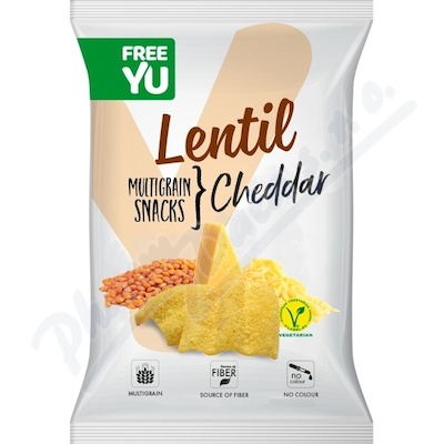 Free Yu Lentil multigrain snack Cheddar 70g