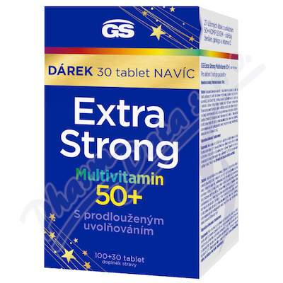 GS Extra Strong Multivitamin 50+ tbl.100+30 dárek