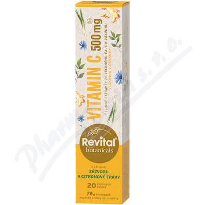 Revital Botanicals Vitamin C 500mg eff.tbl.20