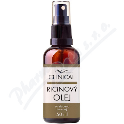 Clinical Ricinový olej za studena lisovaný 50ml