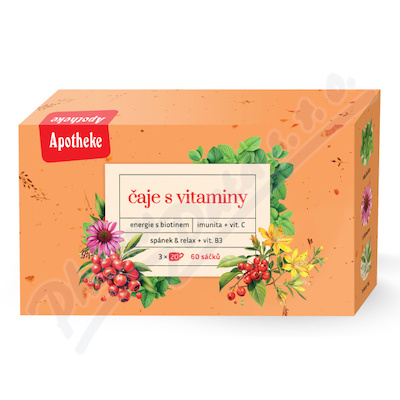 Apotheke Čaje s vitaminy 60 sáčků