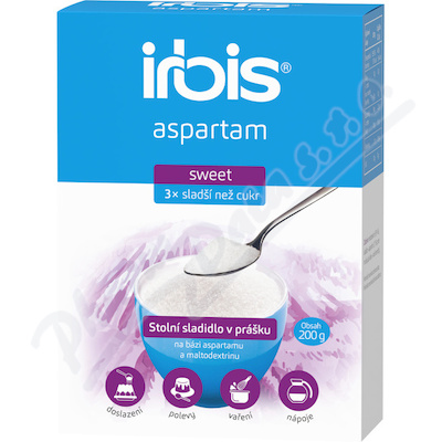 IRBIS Aspartam Sweet 3x sladší sypké sladidlo 200g