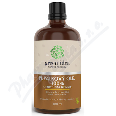 TOPVET Olej pupalkový 100% 100ml