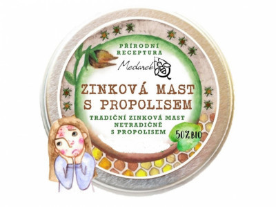 Medarek Zinková mast s propolisem 30 ml