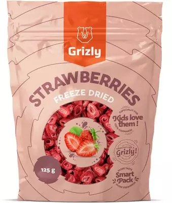 Grizly Jahody lyofilizované 125 g